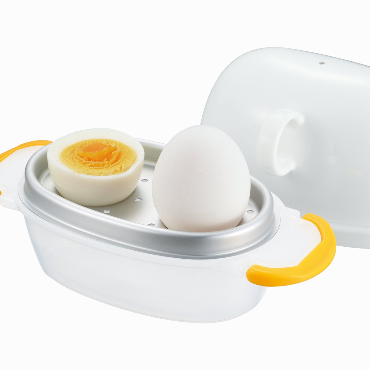 ゆでたま 2点 Amazon｜曙産業 ezegg レンジでゆでたまご2個用 グリーン EZ-1471